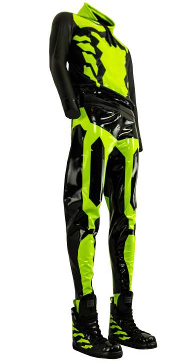 Tactical Game Suit black lime-green(4)